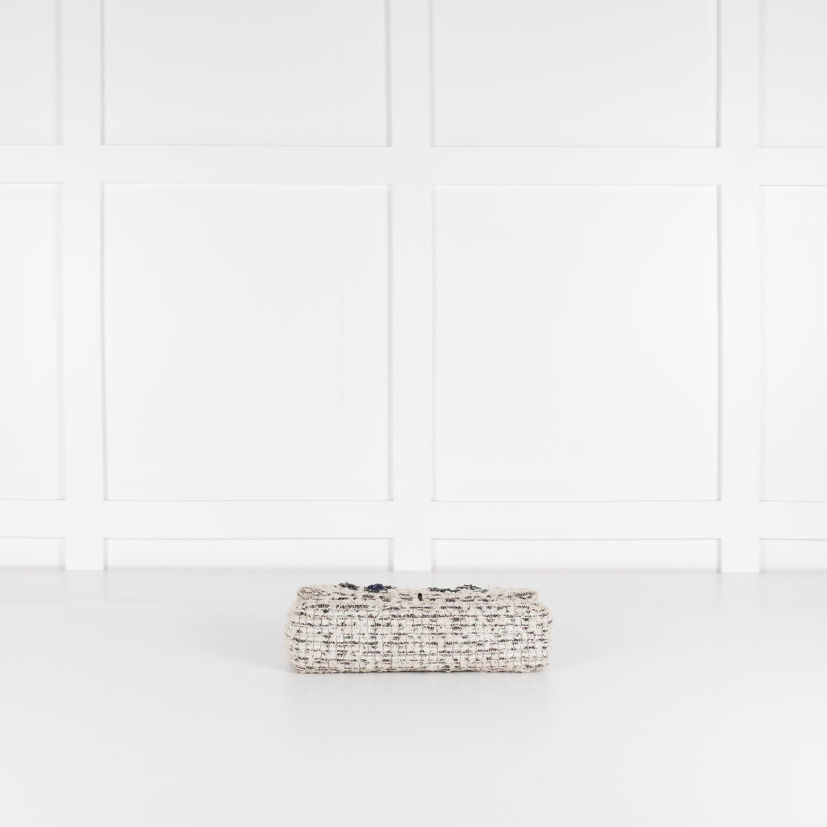 Chanel Grey 2.55 Tweed Garden Party Double Flap Bag