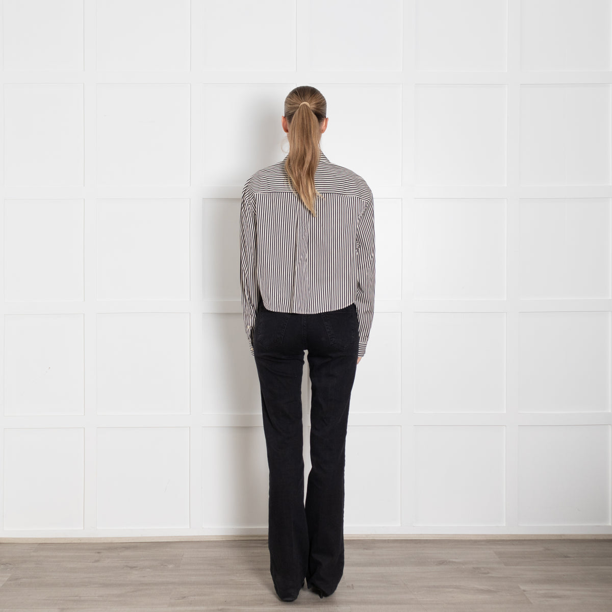 Isabel Marant Etoile Fleora Crop Shirt Stripe