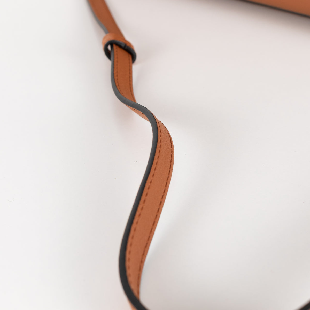 Strathberry Tan Leather Gold Bar Handbag