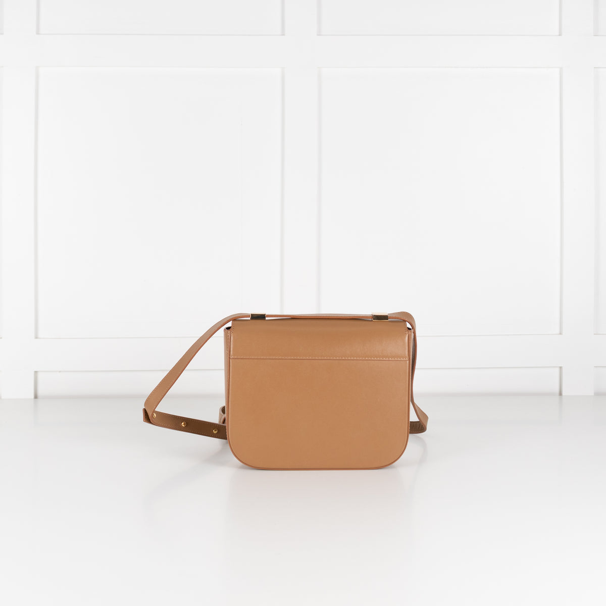 Demellier The Vancouver Toffee Leather Crossbody Bag