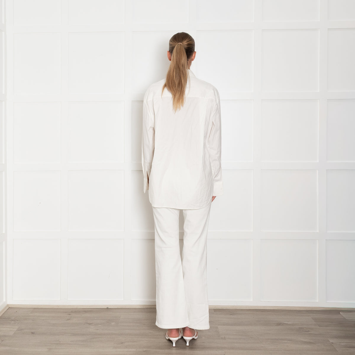 Reformation White Cotton Shirt