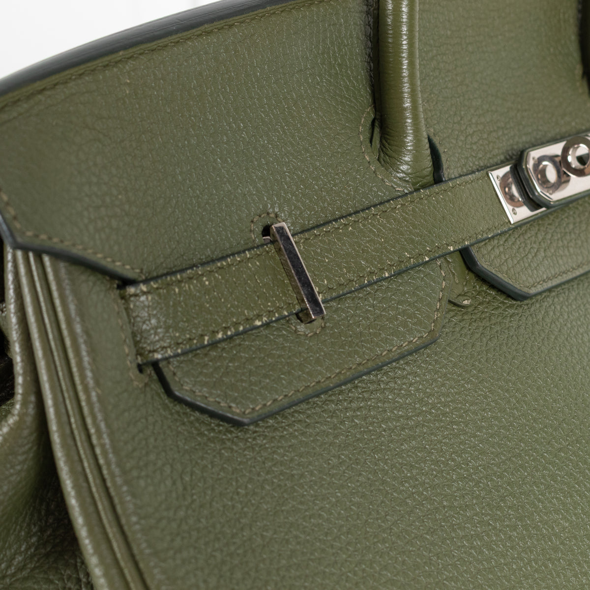 Hermes Vert Chartreuse Togo Birkin 35 Bag