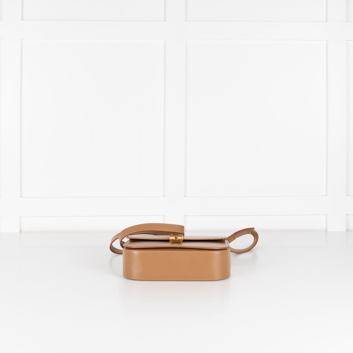 Demellier The Vancouver Toffee Leather Crossbody Bag