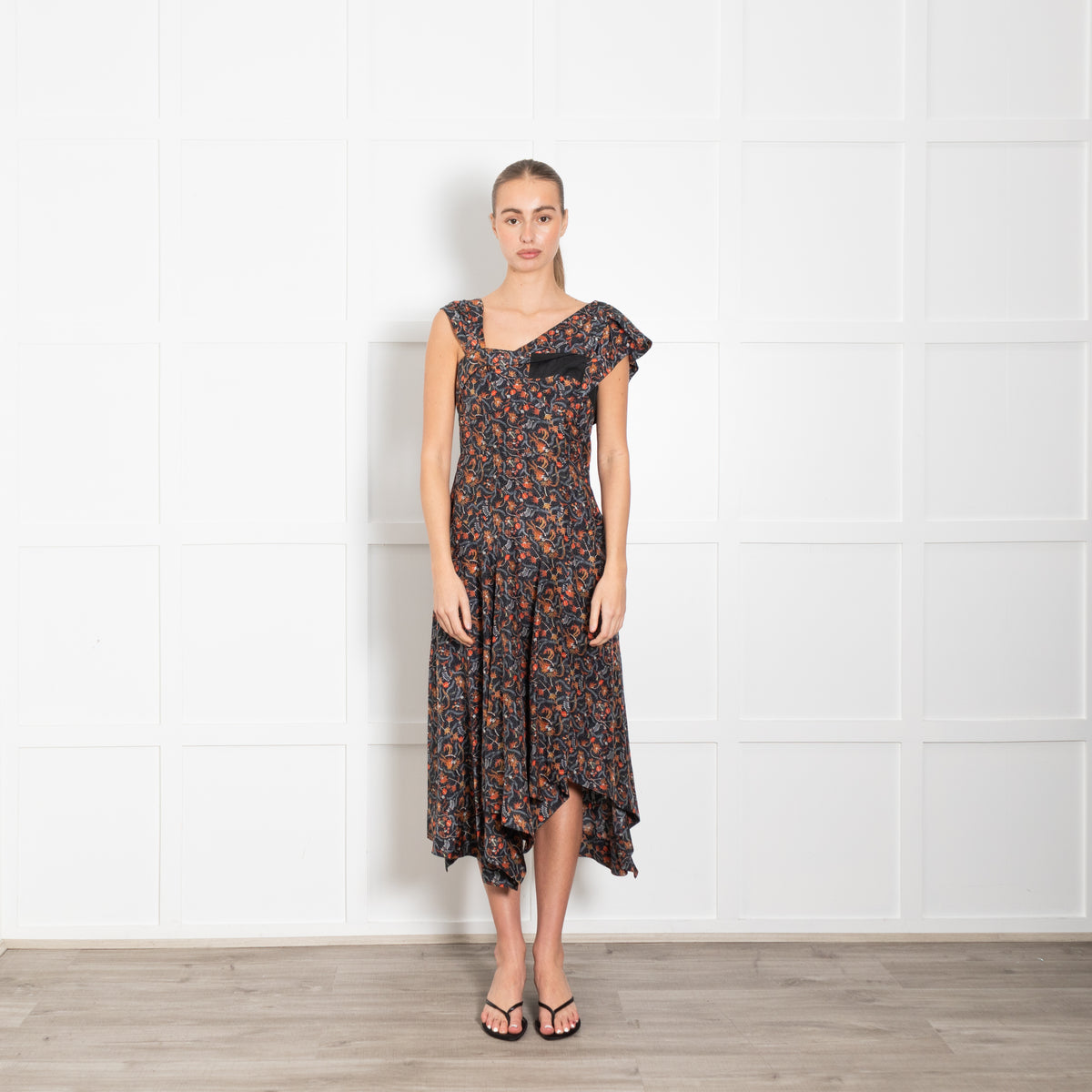 Isabel Marant Black Orange Dress