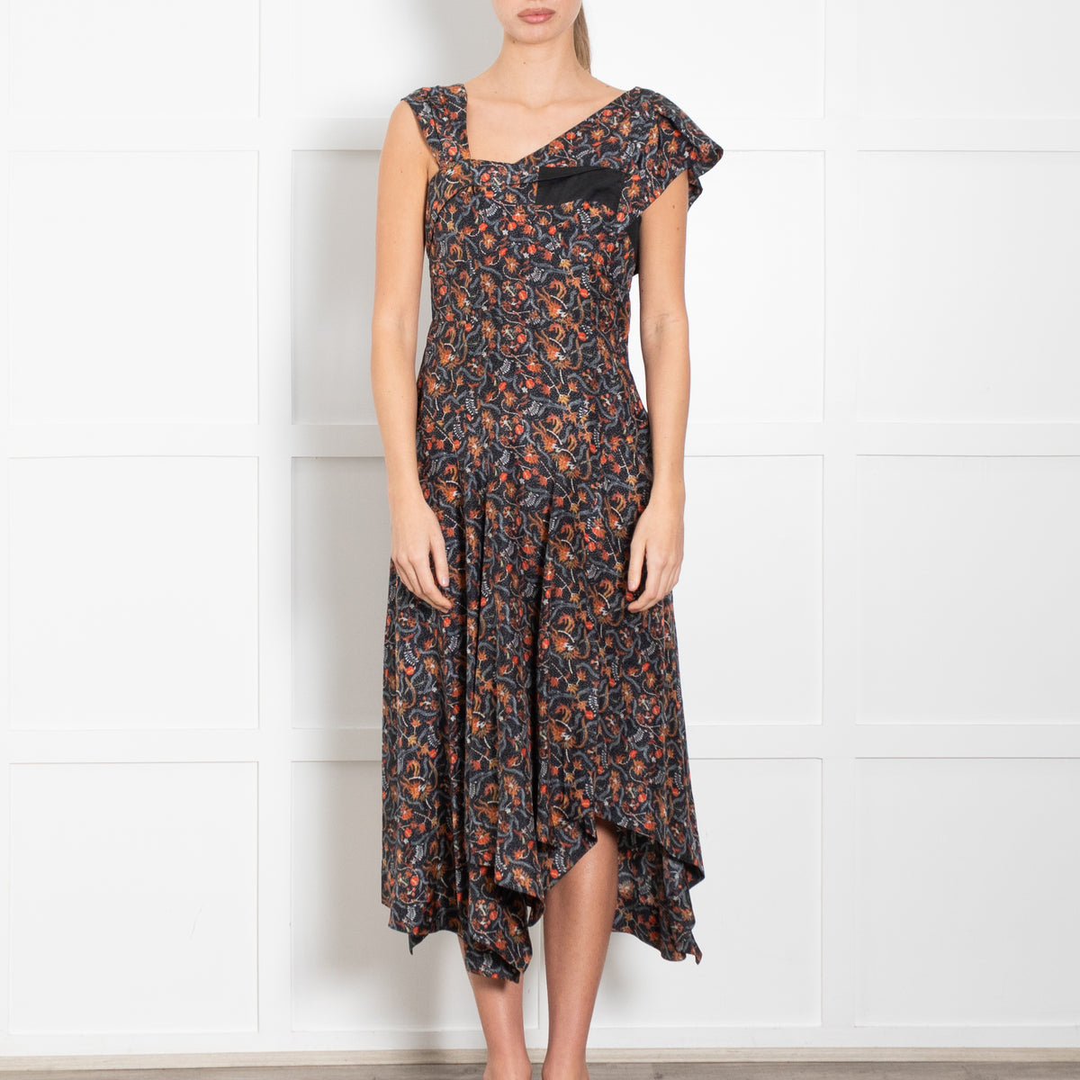 Isabel Marant Black Orange Dress