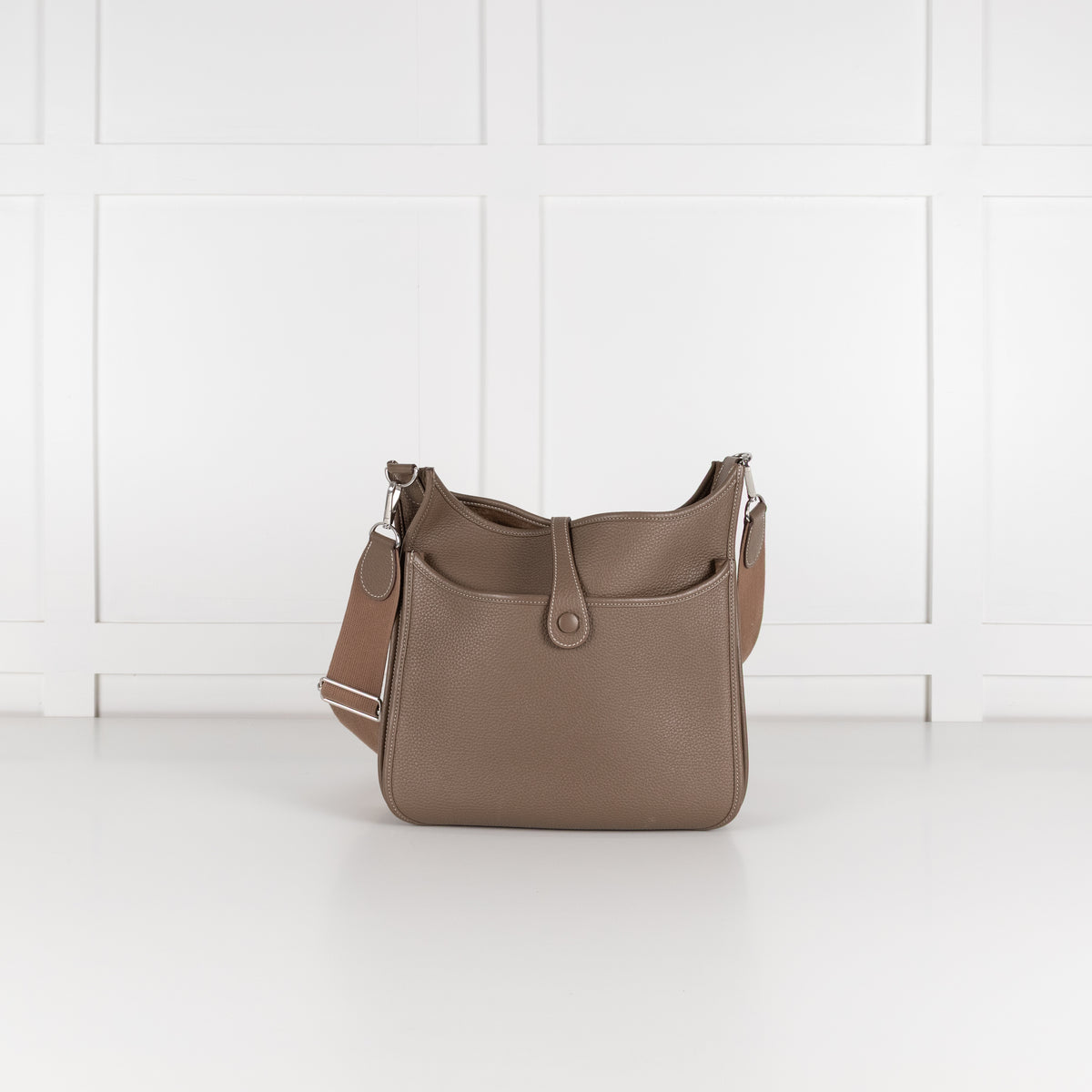 Hermes Taupe Evelyne 29 III Crossbody Bag