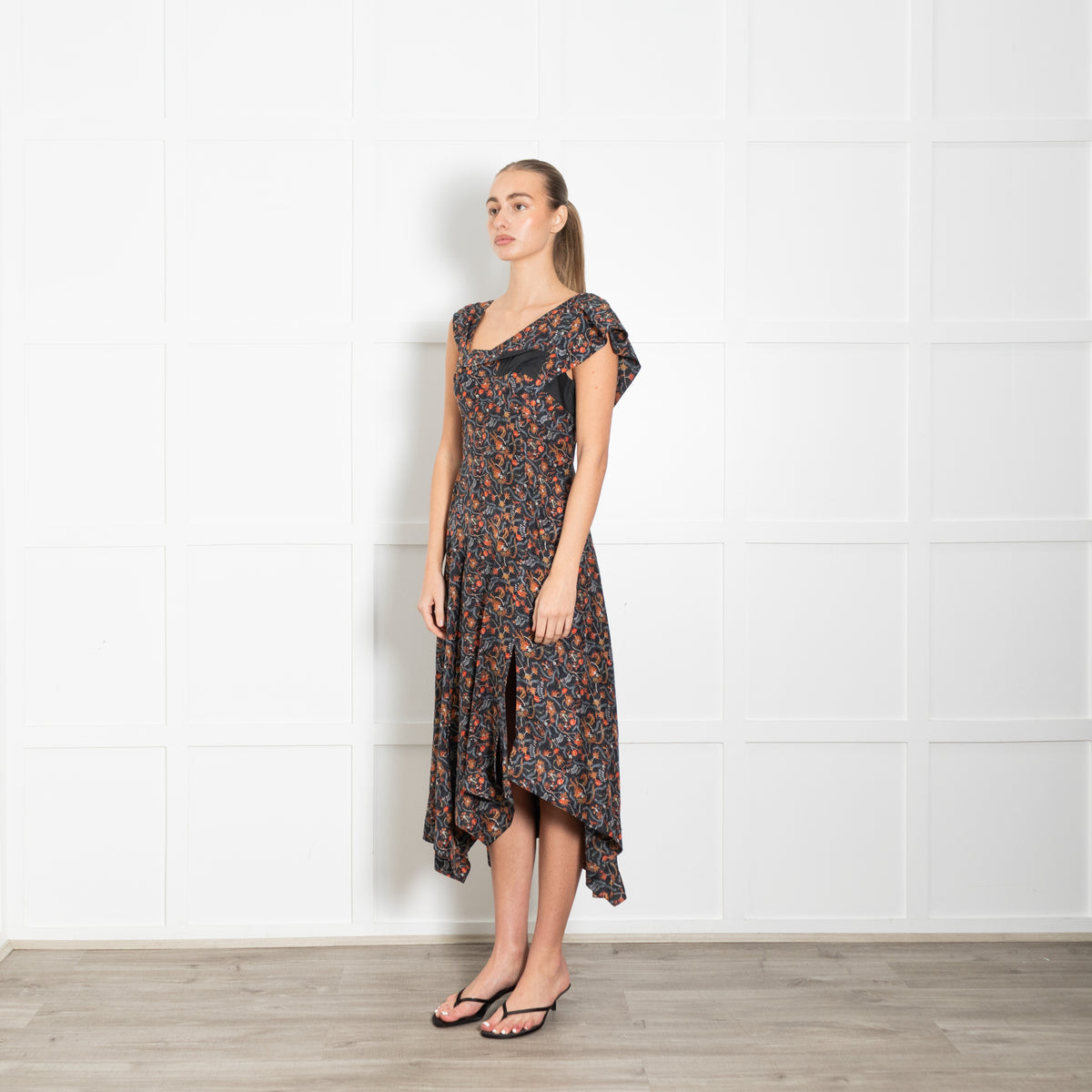Isabel Marant Black Orange Dress