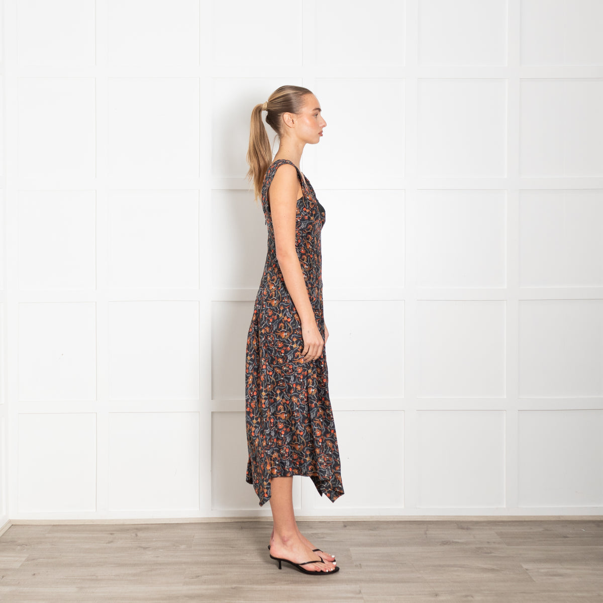 Isabel Marant Black Orange Dress