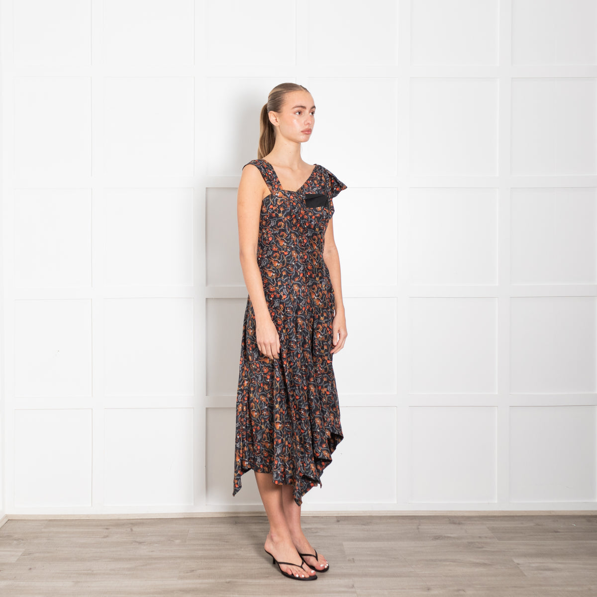 Isabel Marant Black Orange Dress
