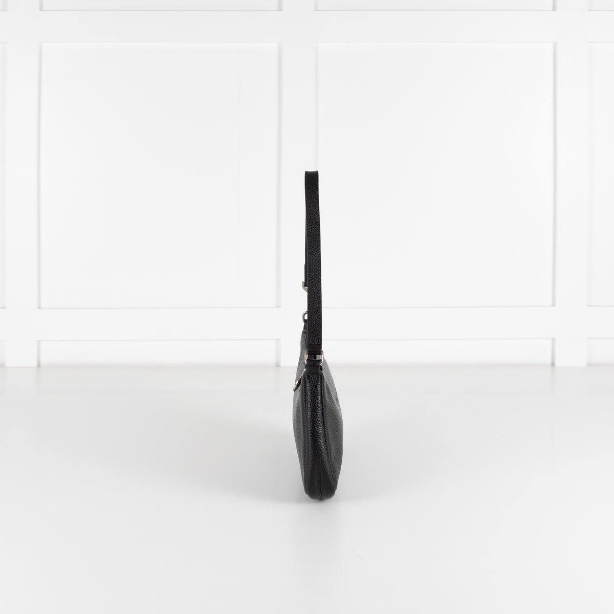 Longchamp Black Leather Shoulder Bag