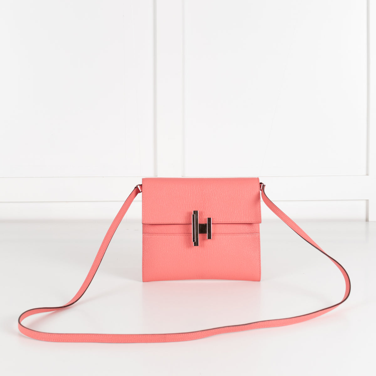 Hermes Rose d'Ete Chevre Cinhetic To Go Wallet
