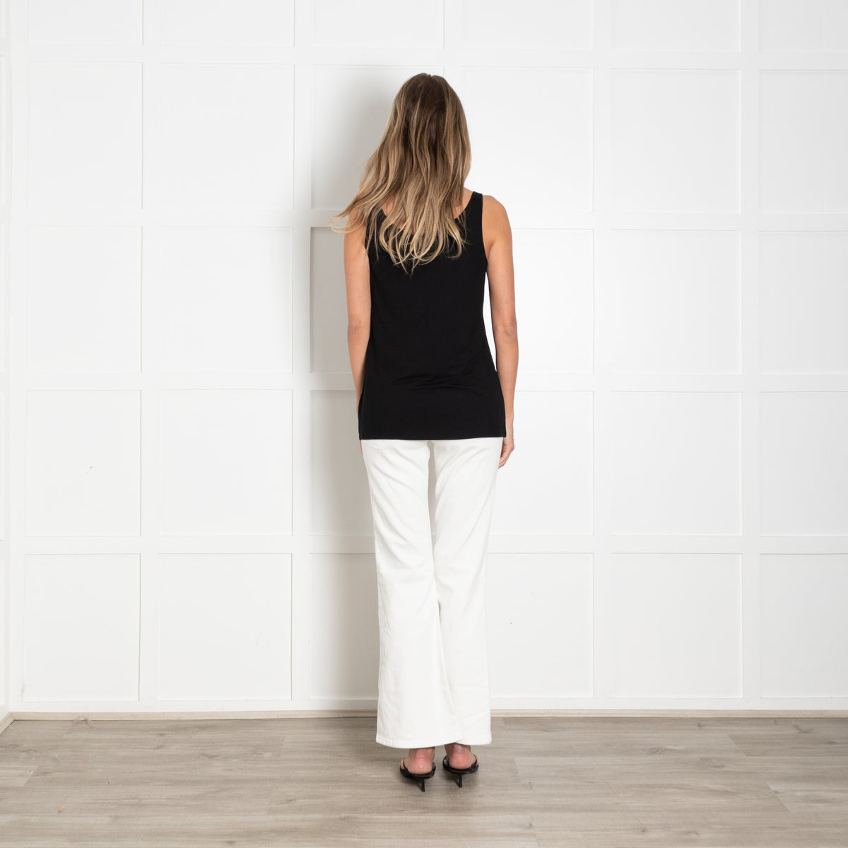 Eileen Fisher Black Jersey Vest Top