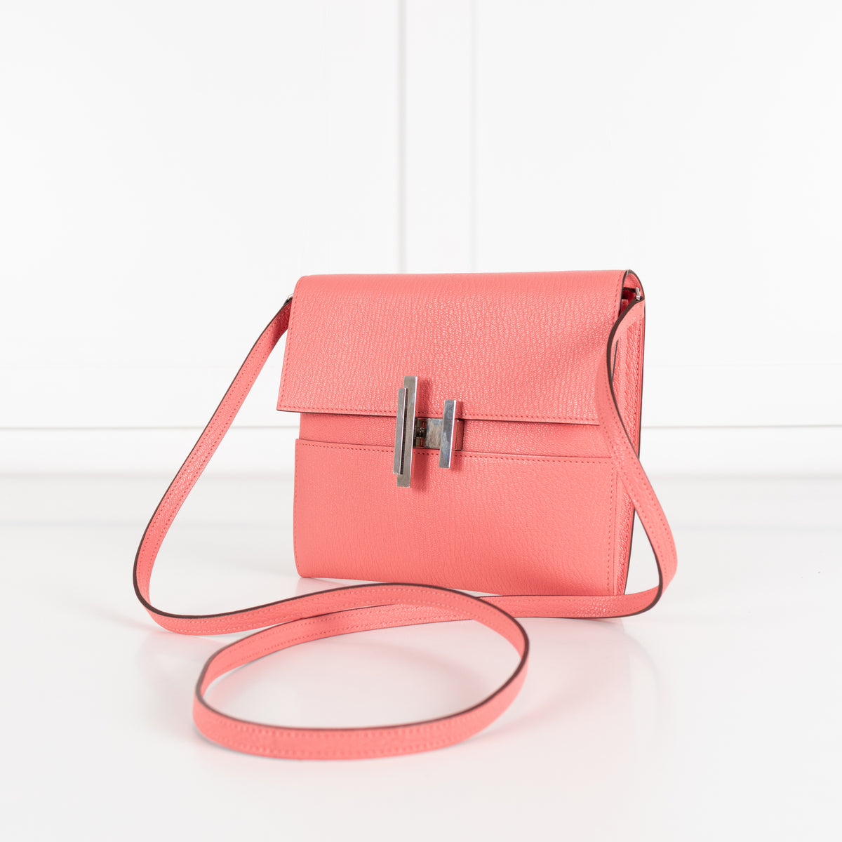 Hermes Rose d'Ete Chevre Cinhetic To Go Wallet