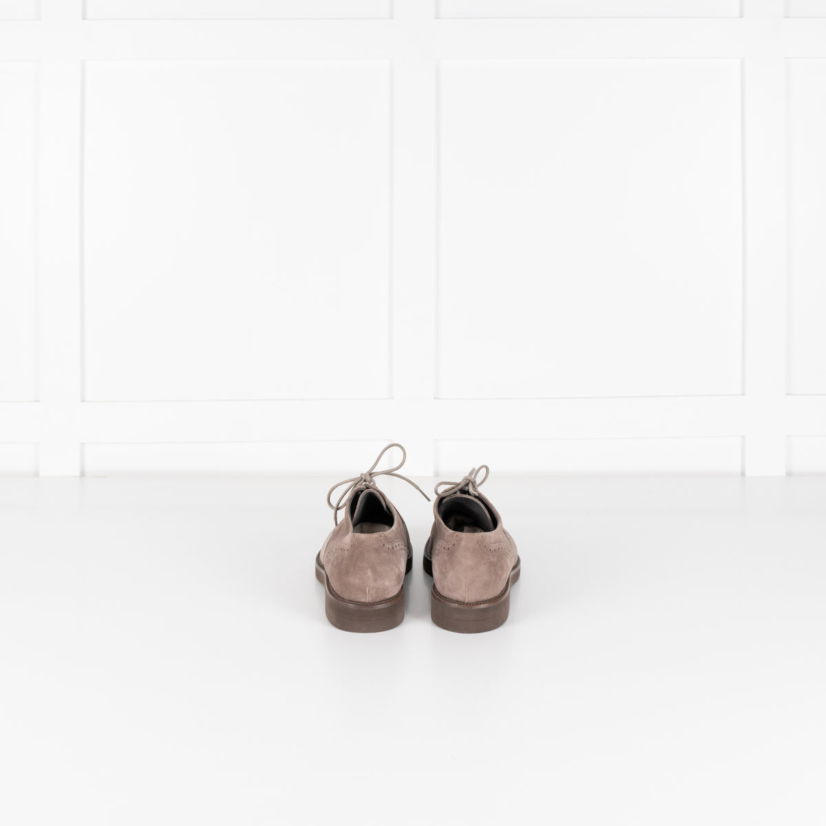 Loro Piana Grey Suede Brogue