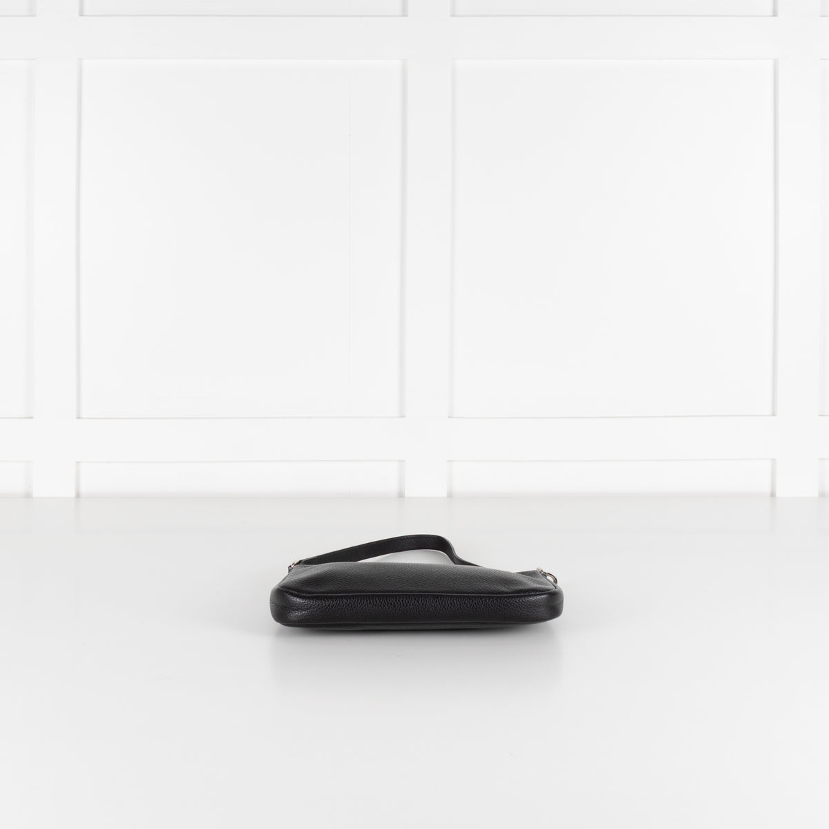 Longchamp Black Leather Shoulder Bag