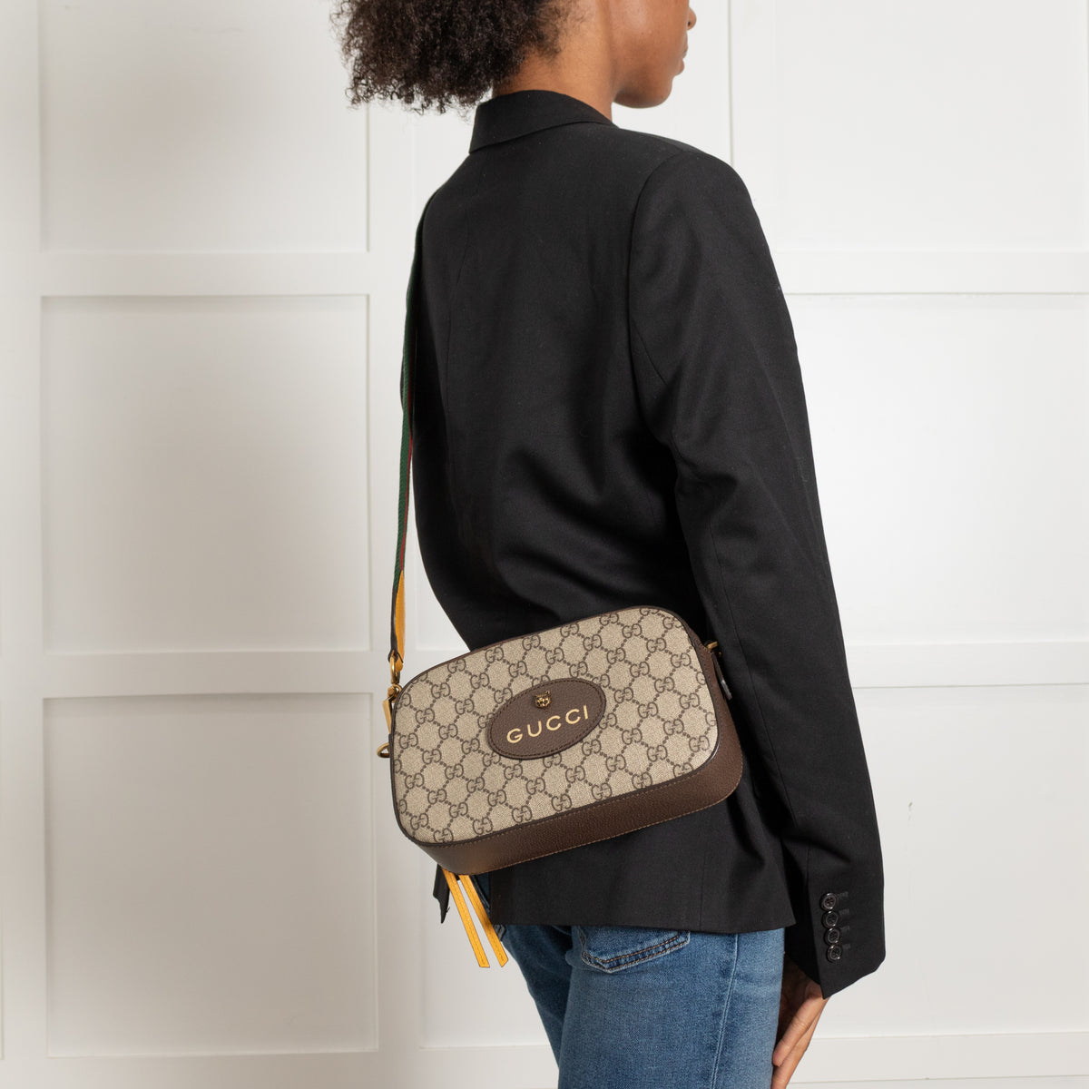 Gucci Brown GG Supreme Neo Vintage Camera Bag