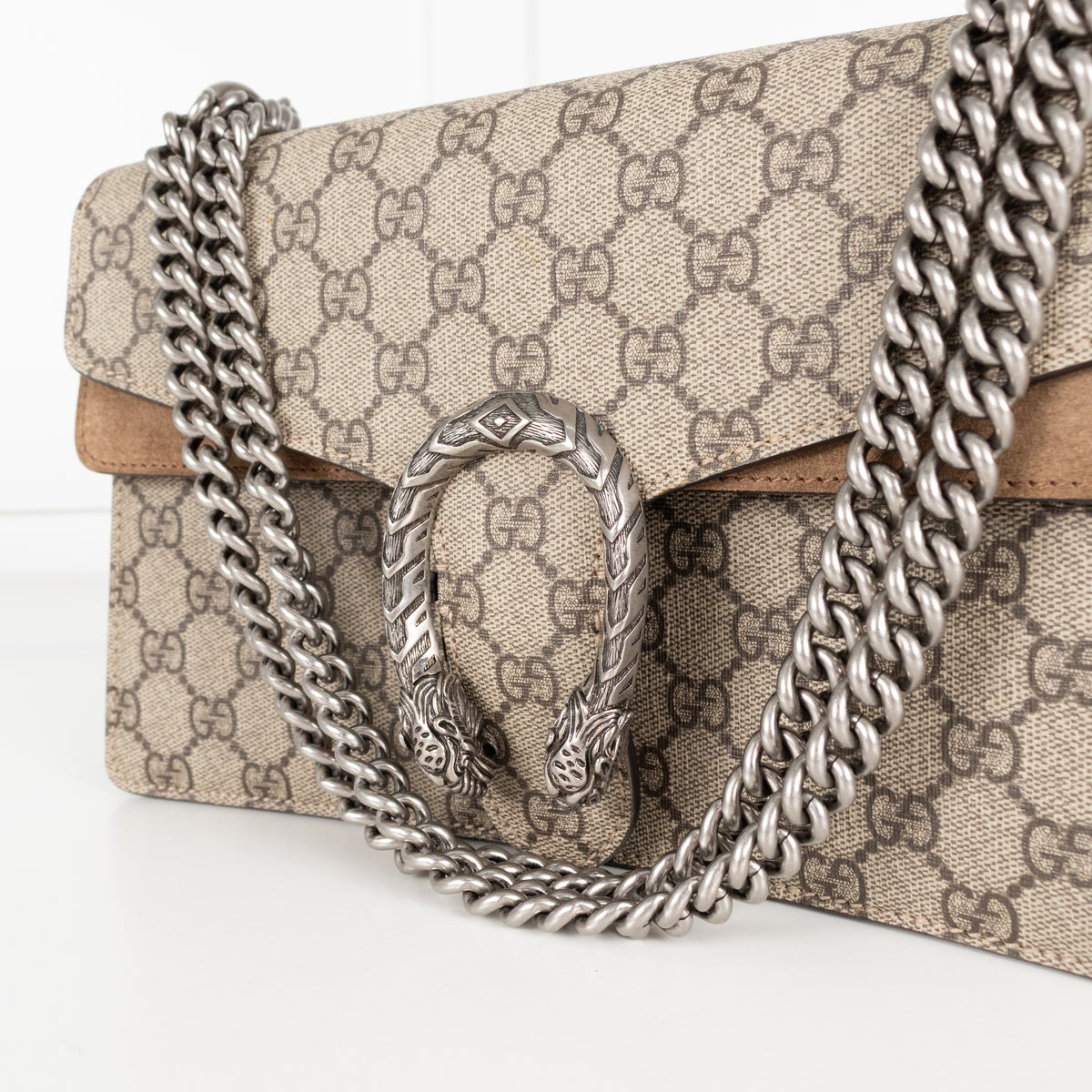 Gucci GG Supreme Monogram Small Dionysus Shoulder Bag