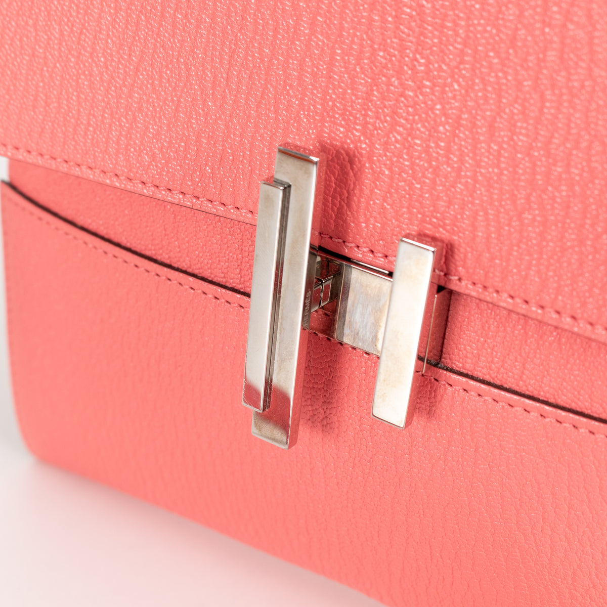 Hermes Rose d'Ete Chevre Cinhetic To Go Wallet