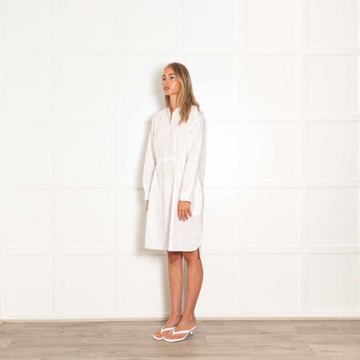Paul Smith White Cotton Shirt Dress