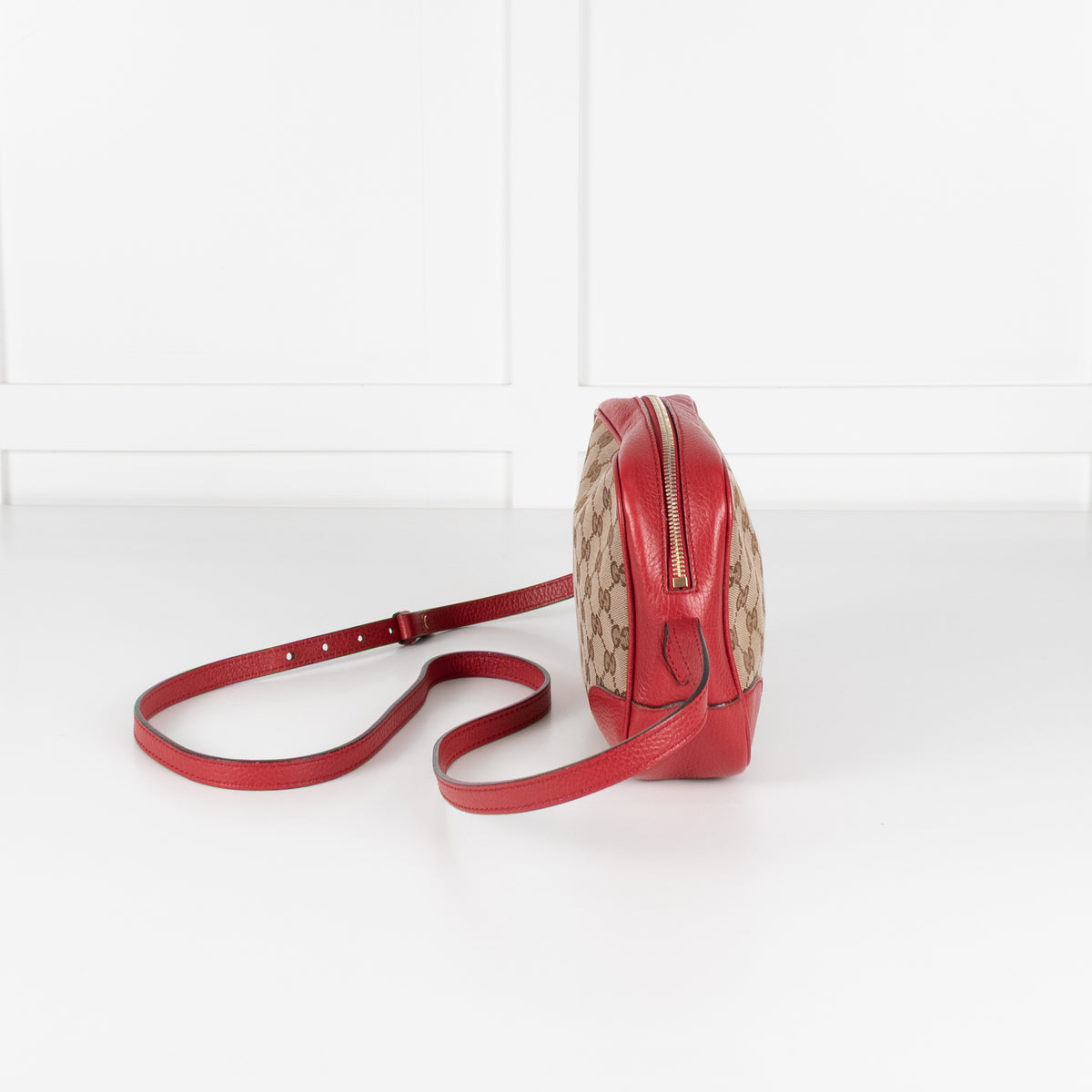 Gucci Canvas Bree Red Crossbody Bag