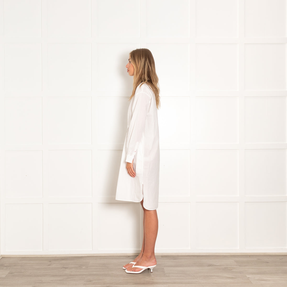 Paul Smith White Cotton Shirt Dress
