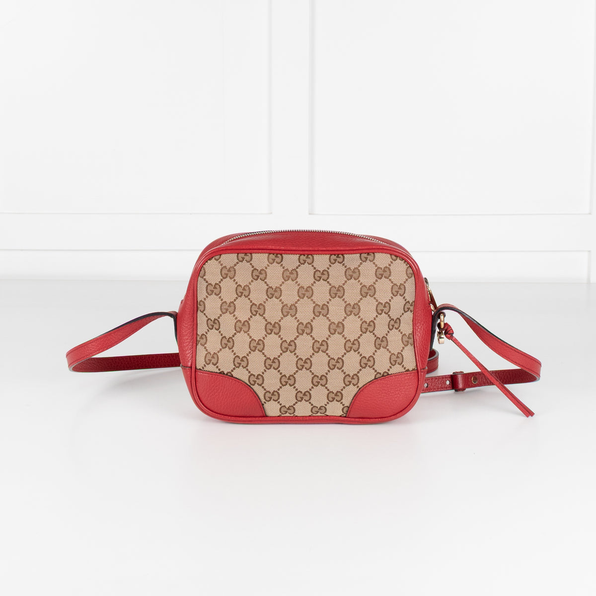Gucci Canvas Bree Red Crossbody Bag