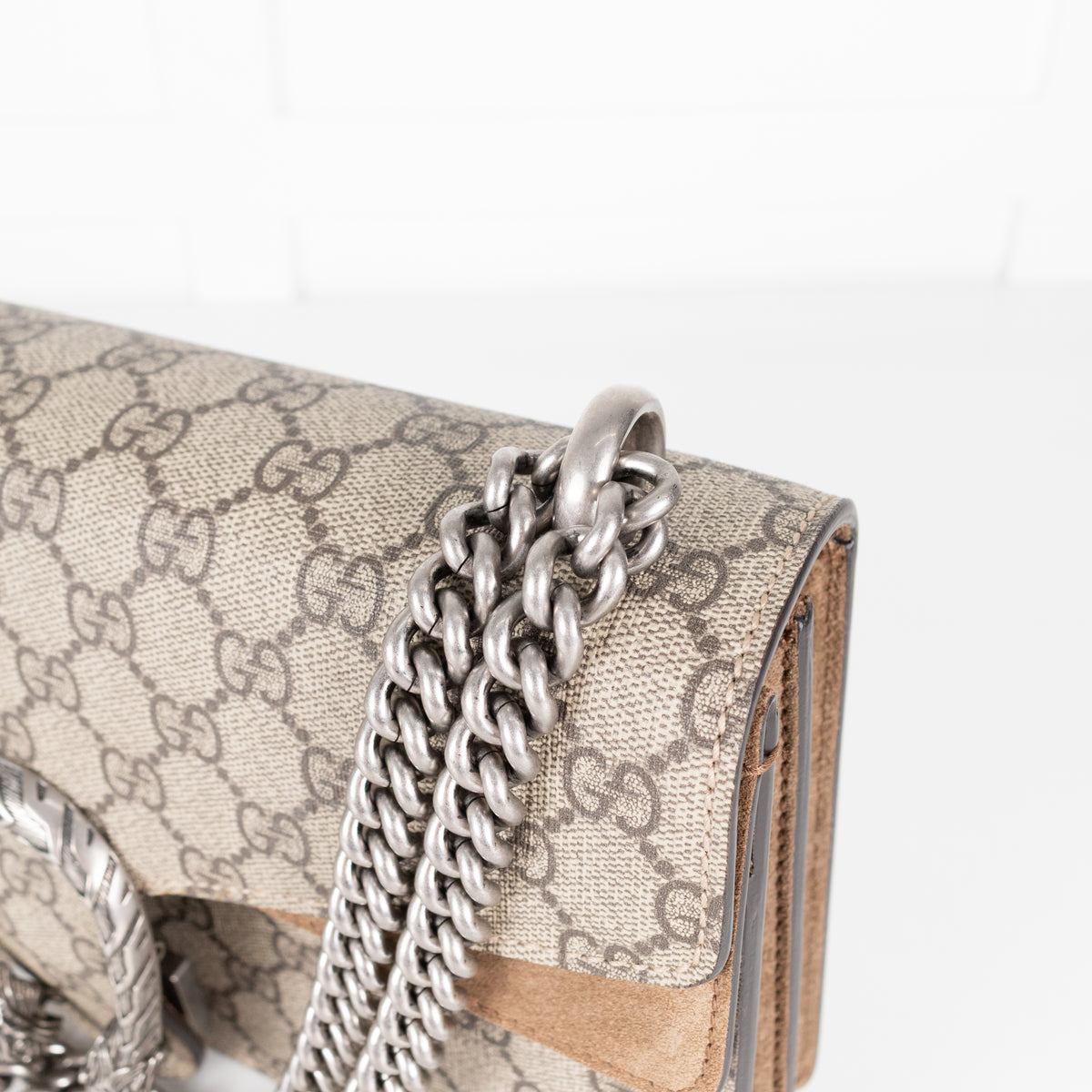 Gucci GG Supreme Monogram Small Dionysus Shoulder Bag