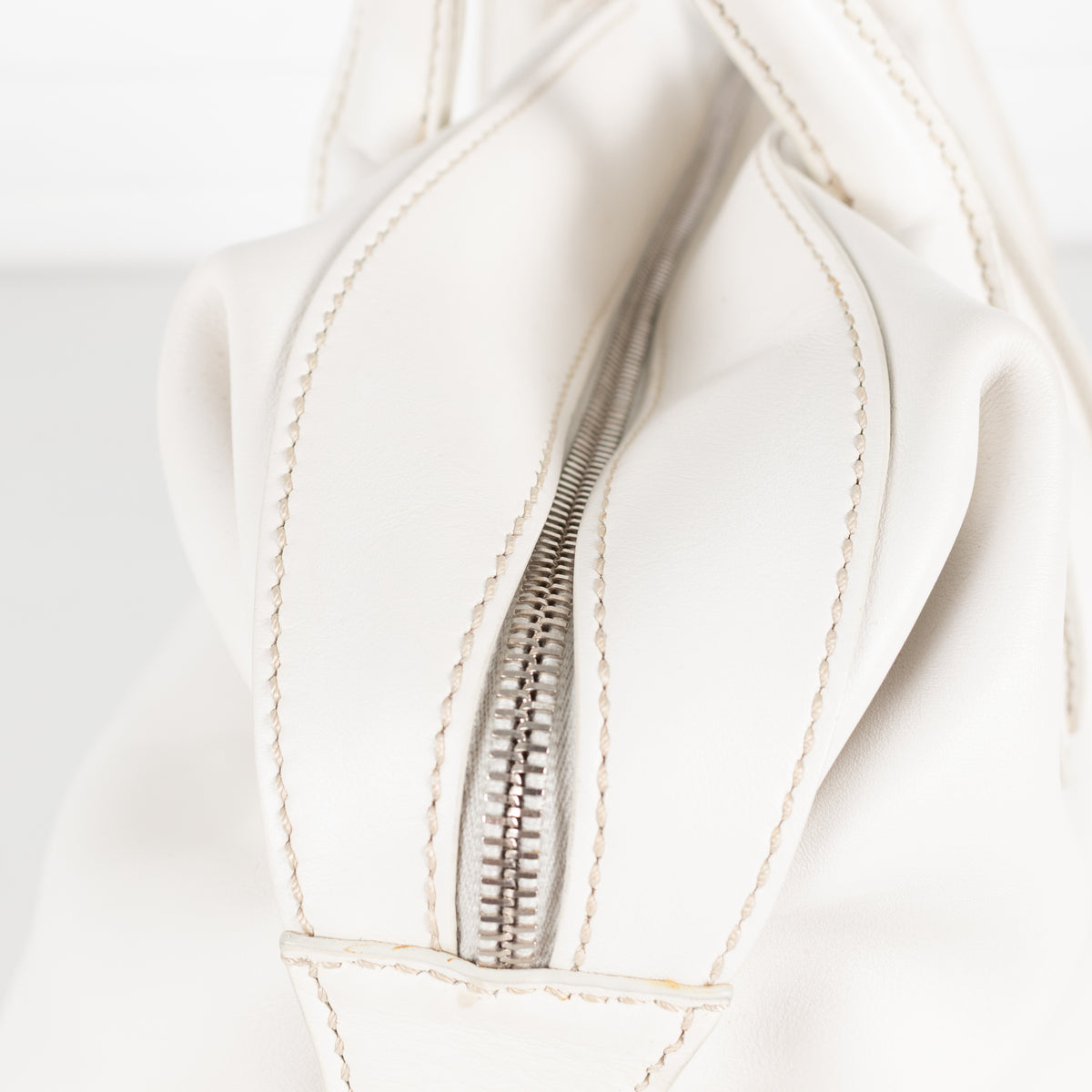 Tods Cream Leather Crossbody D-Bag