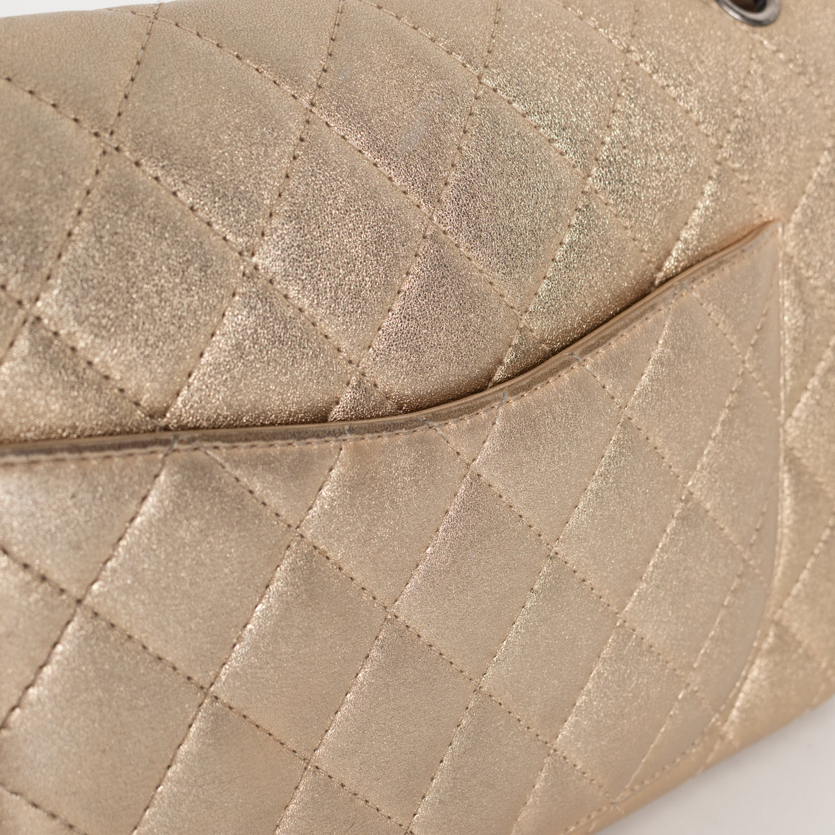 Chanel (2014) Gold Reissue Mademoiselle Maxi Double Flap