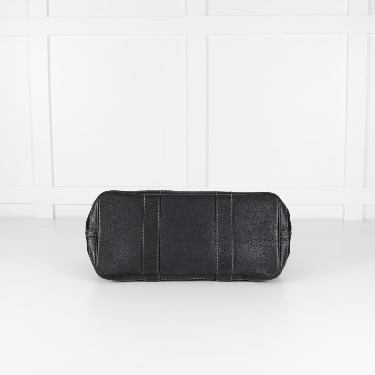 Hermes Black Canvas Garden Party 36 PM Tote Bag