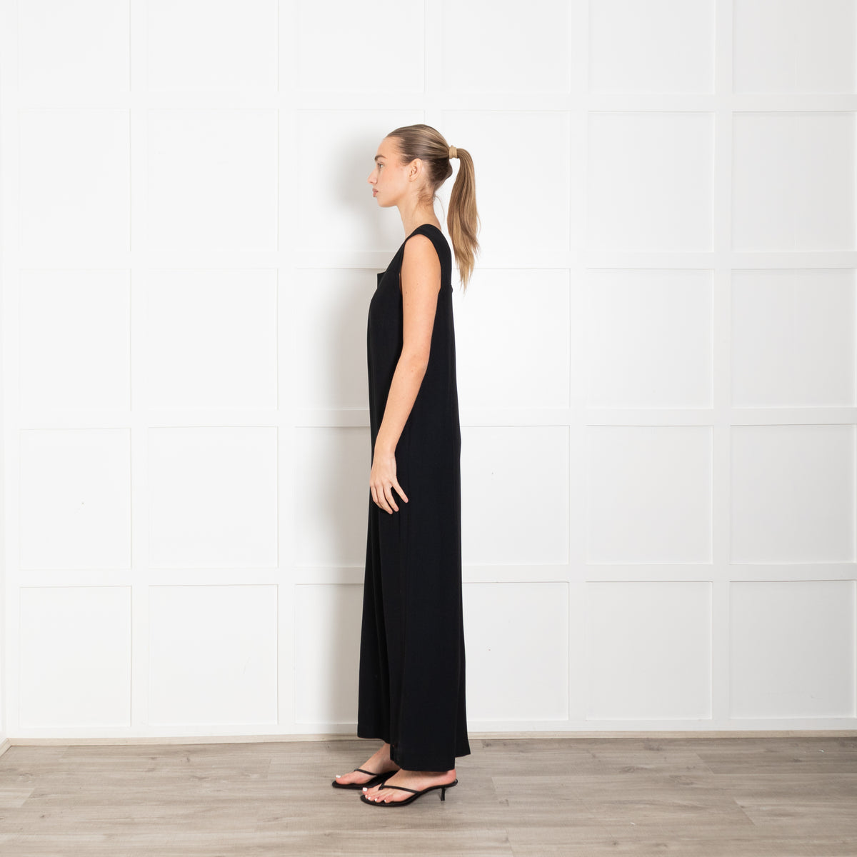 Bite Studio Black Maxi Sleeveless Dress