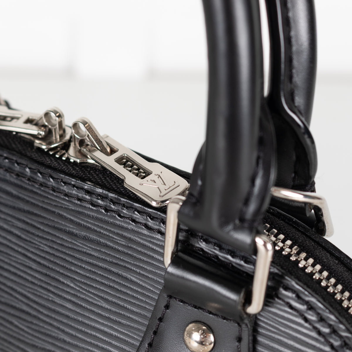 Louis Vuitton Black Epi Leather Alma BB Bag