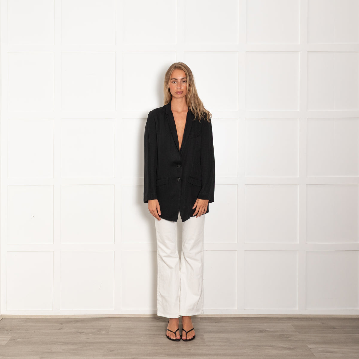 Forte Forte Black Soft Blazer Jacket
