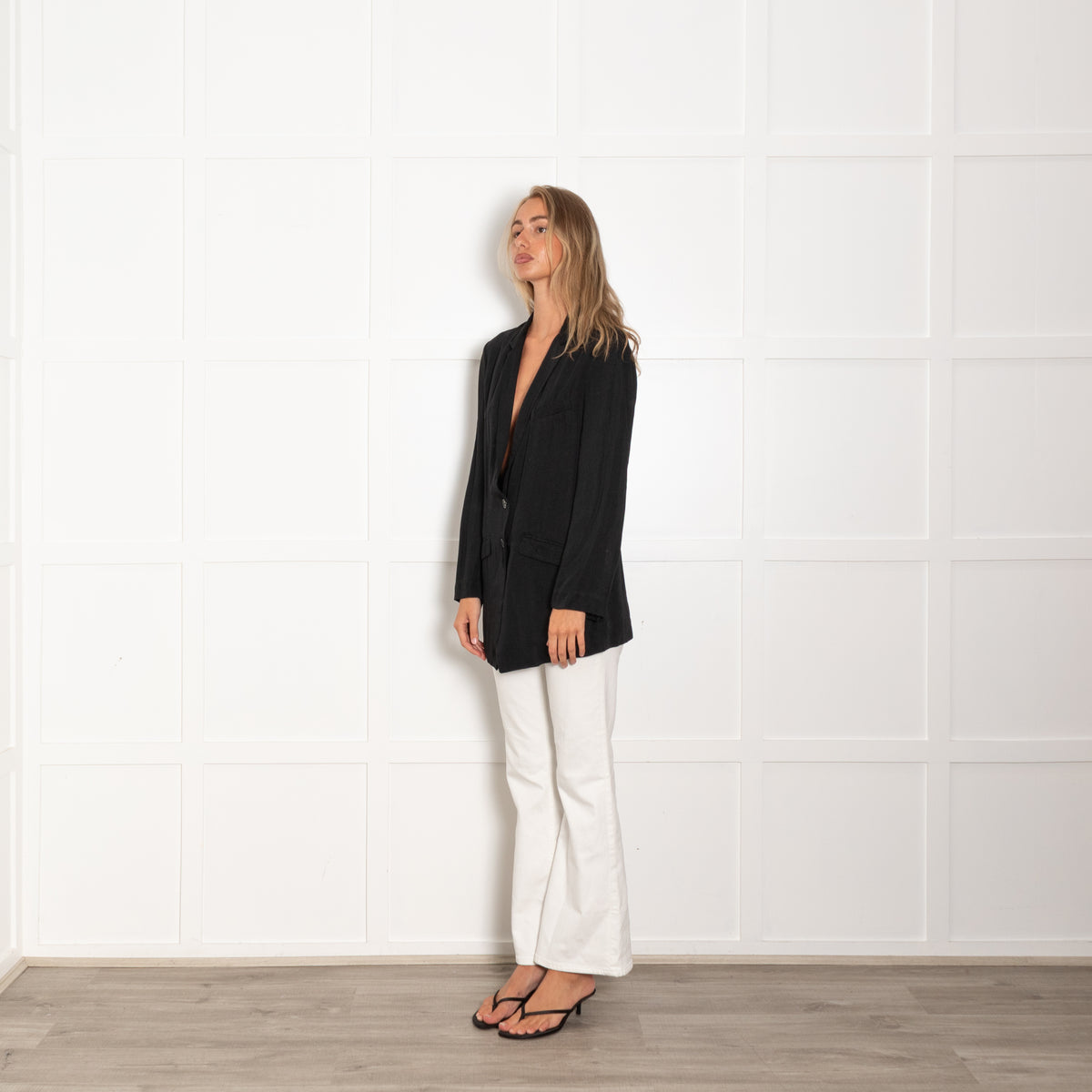 Forte Forte Black Soft Blazer Jacket