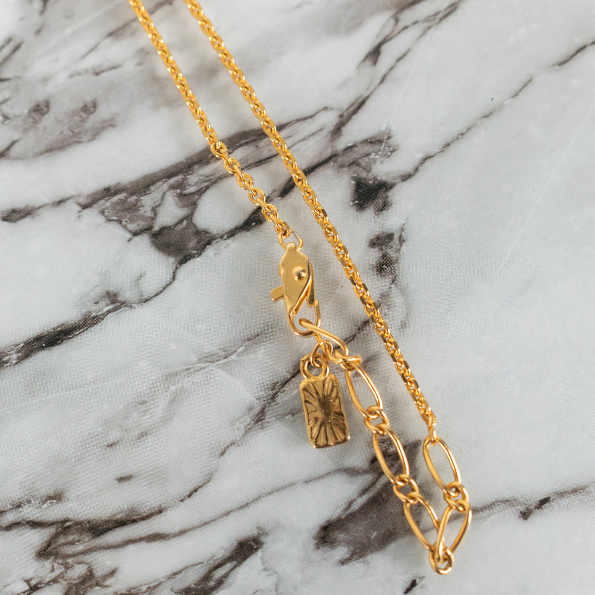Yves Saint Laurent Gold Tone YSL Necklace