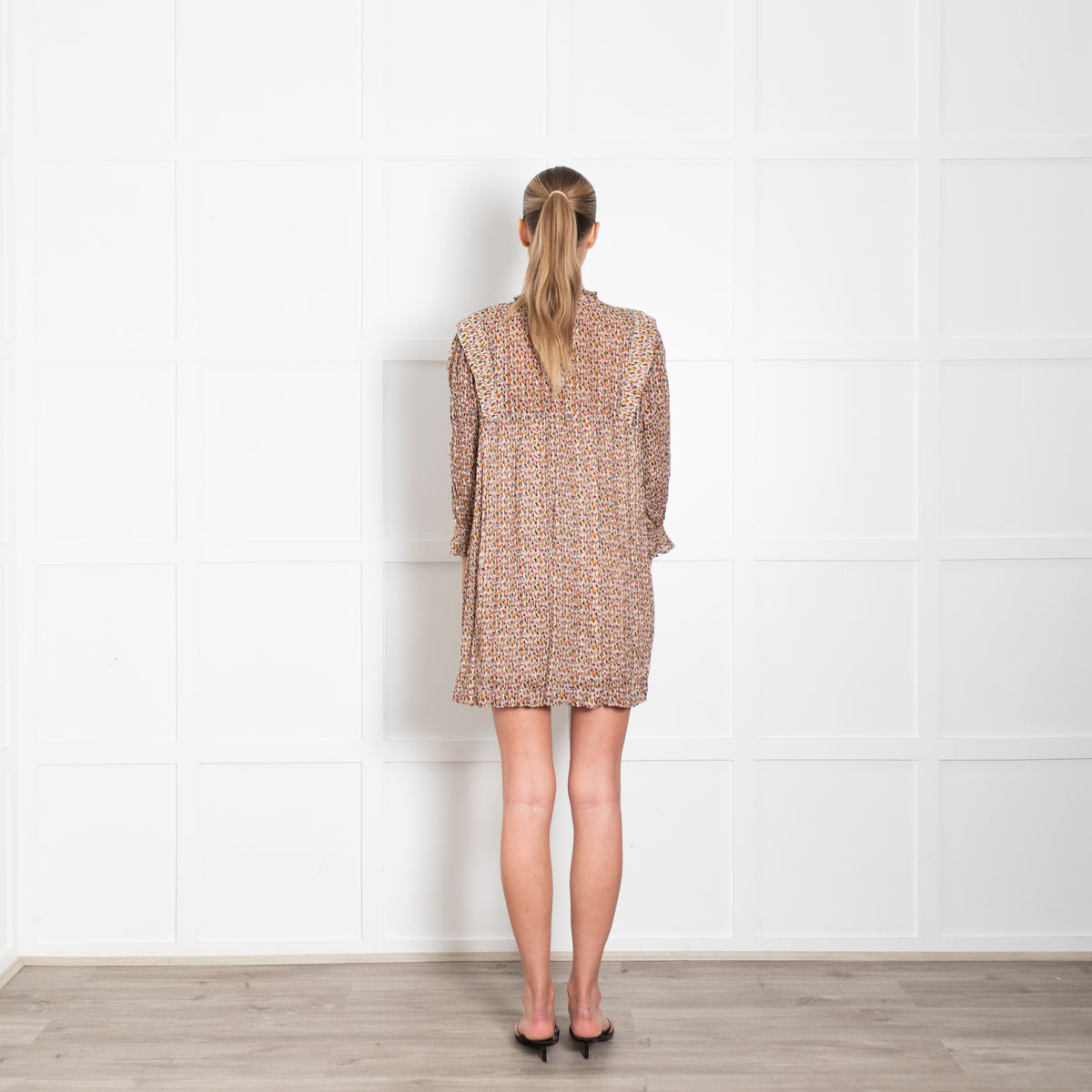 BA&SH Dean Print Multicolour Mini Dress