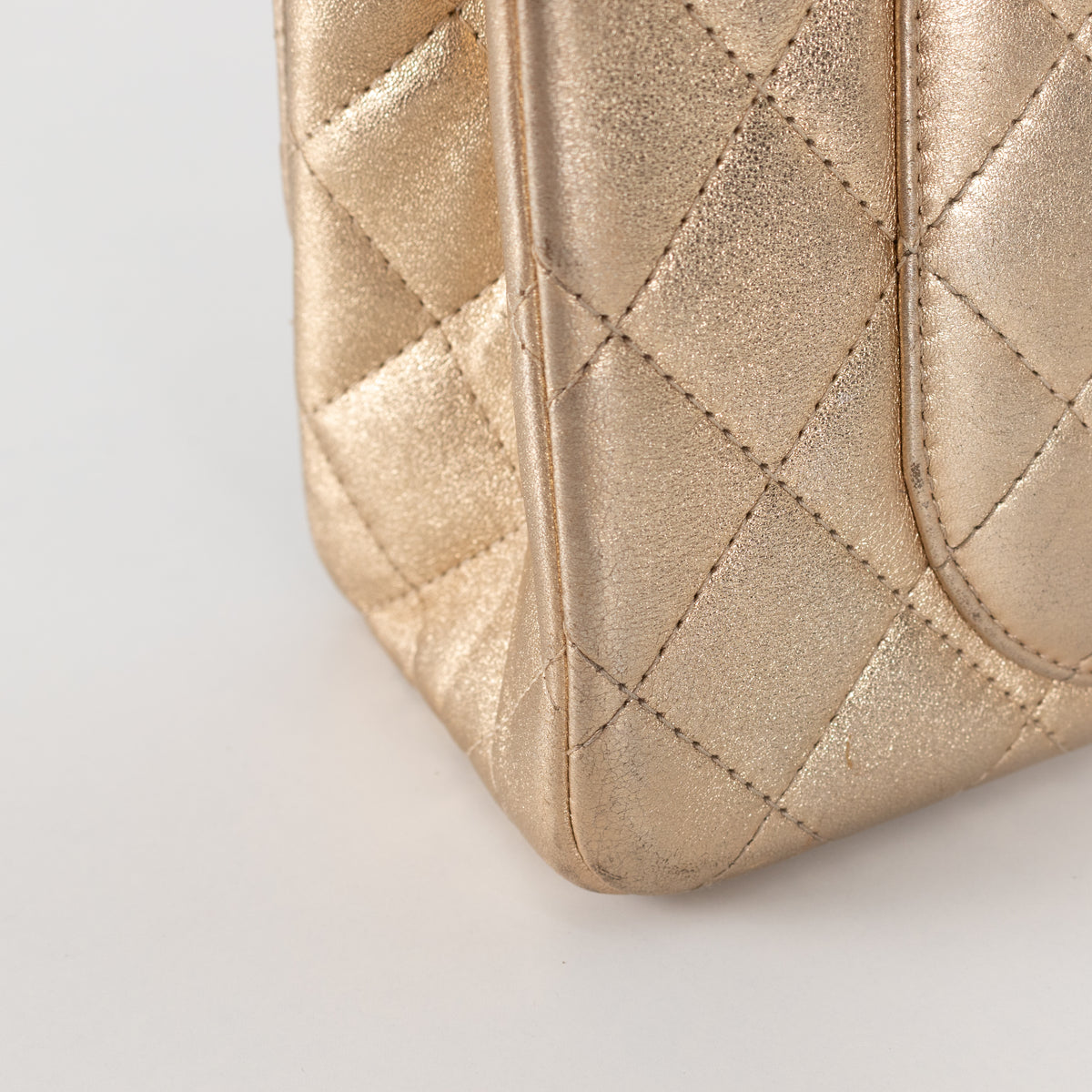 Chanel (2014) Gold Reissue Mademoiselle Maxi Double Flap