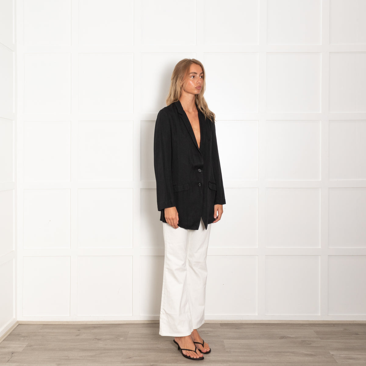 Forte Forte Black Soft Blazer Jacket