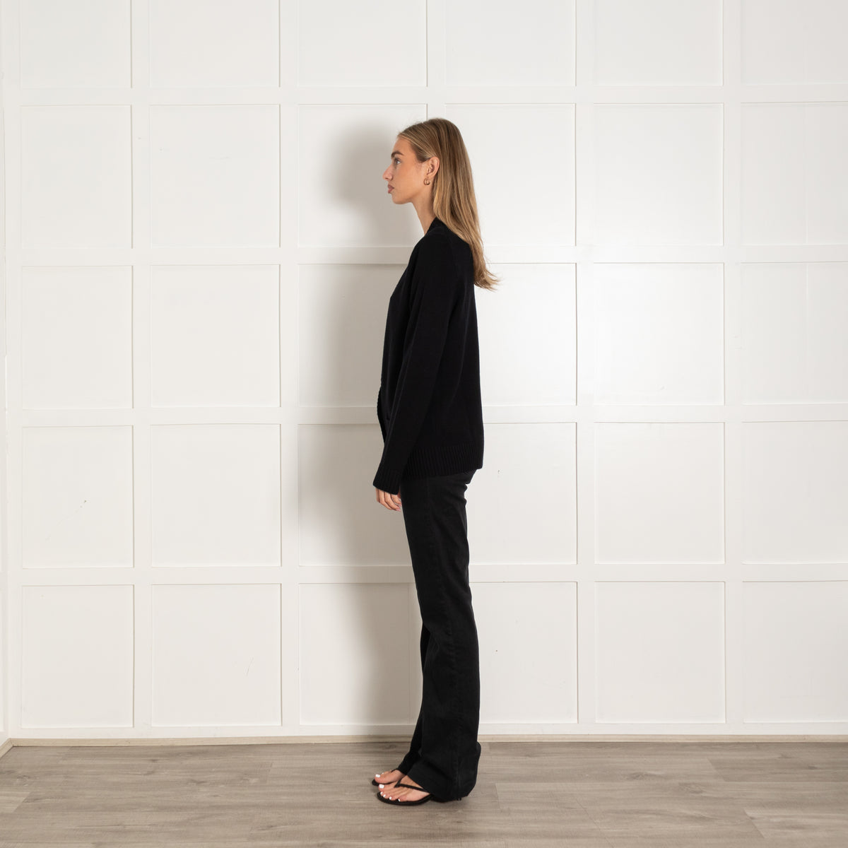 Dorothee Schumacher Black Wool And Cashmere Blend Cardigan