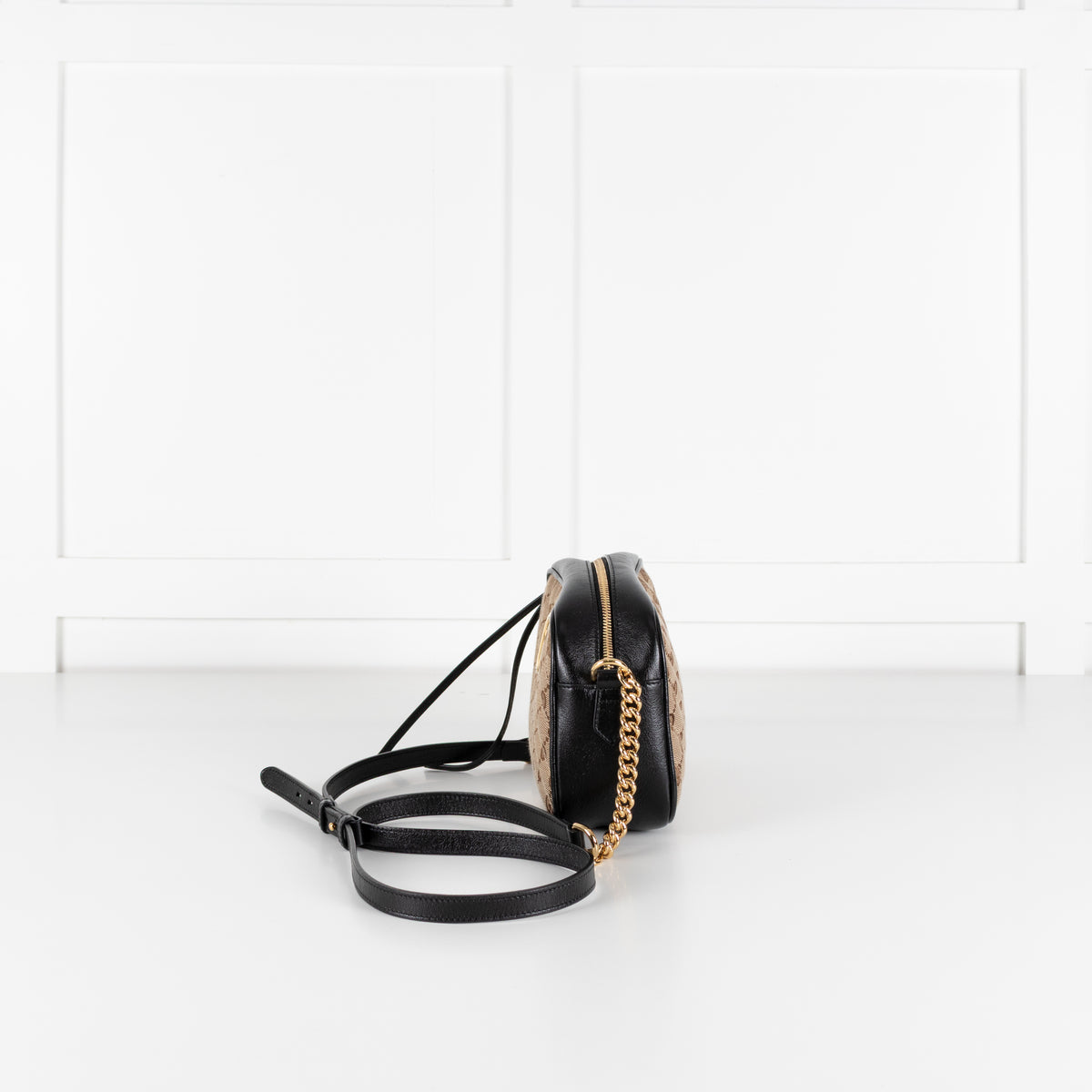 Gucci GG Marmont Matelasse Canvas And Leather Crossbody