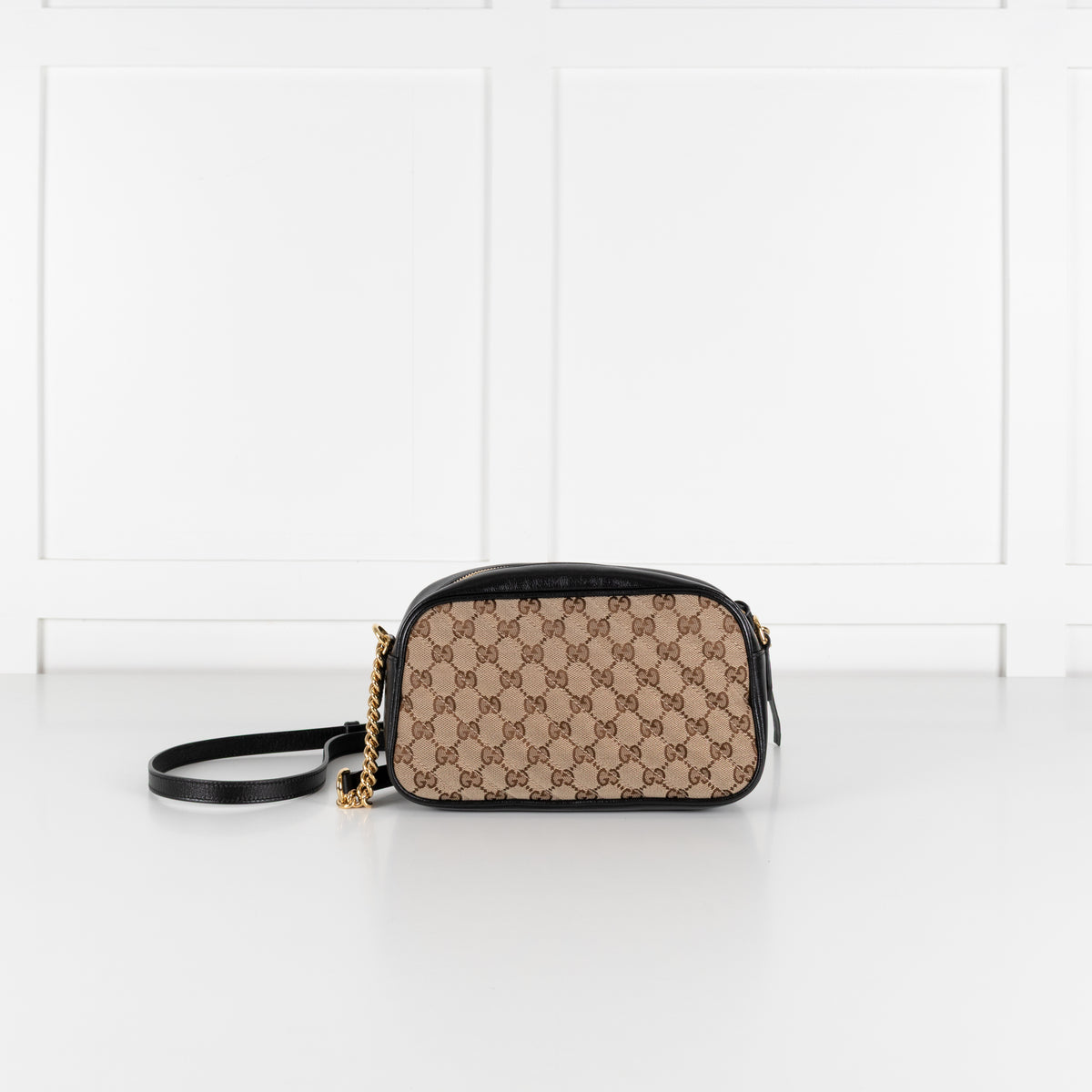 Gucci GG Marmont Matelasse Canvas And Leather Crossbody