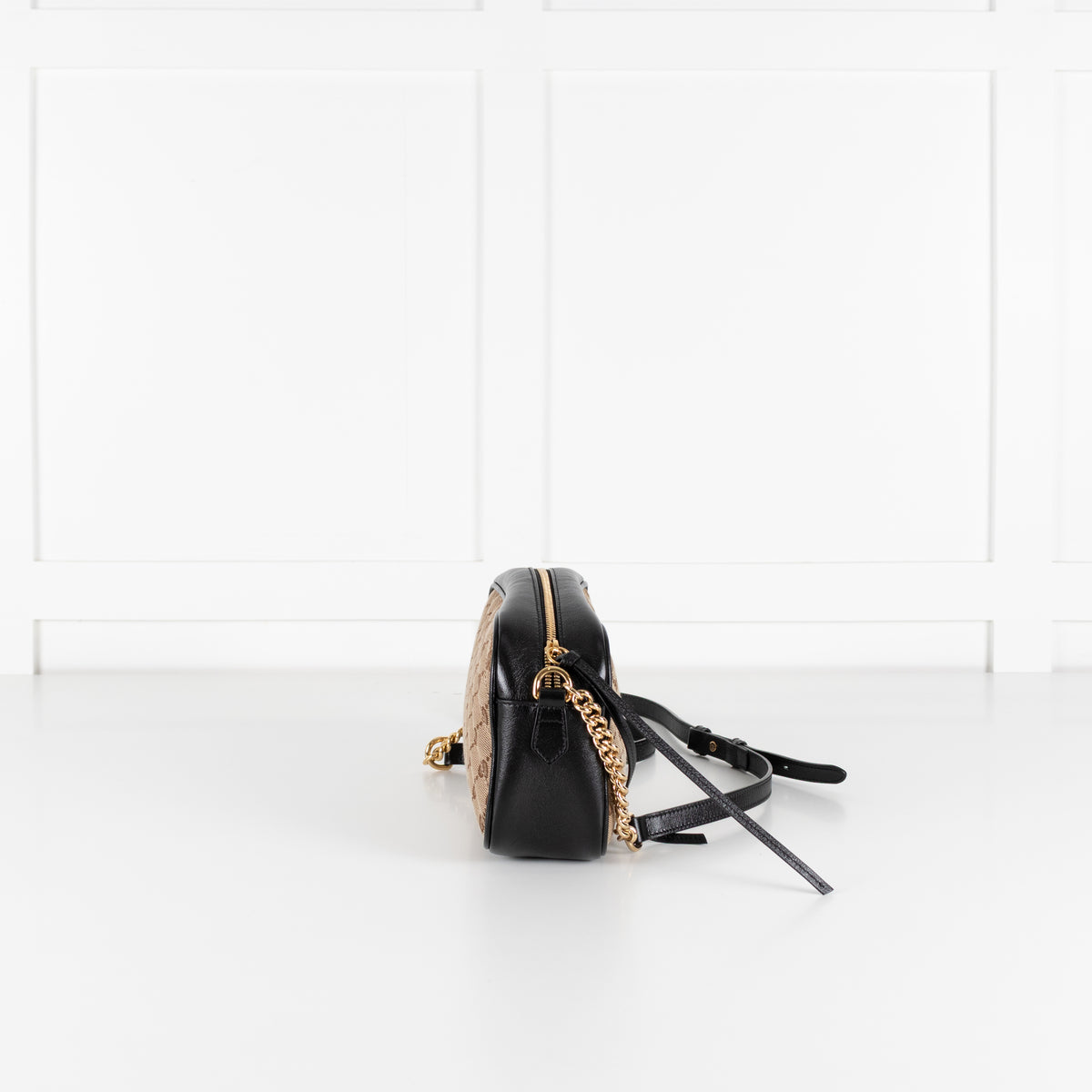 Gucci GG Marmont Matelasse Canvas And Leather Crossbody