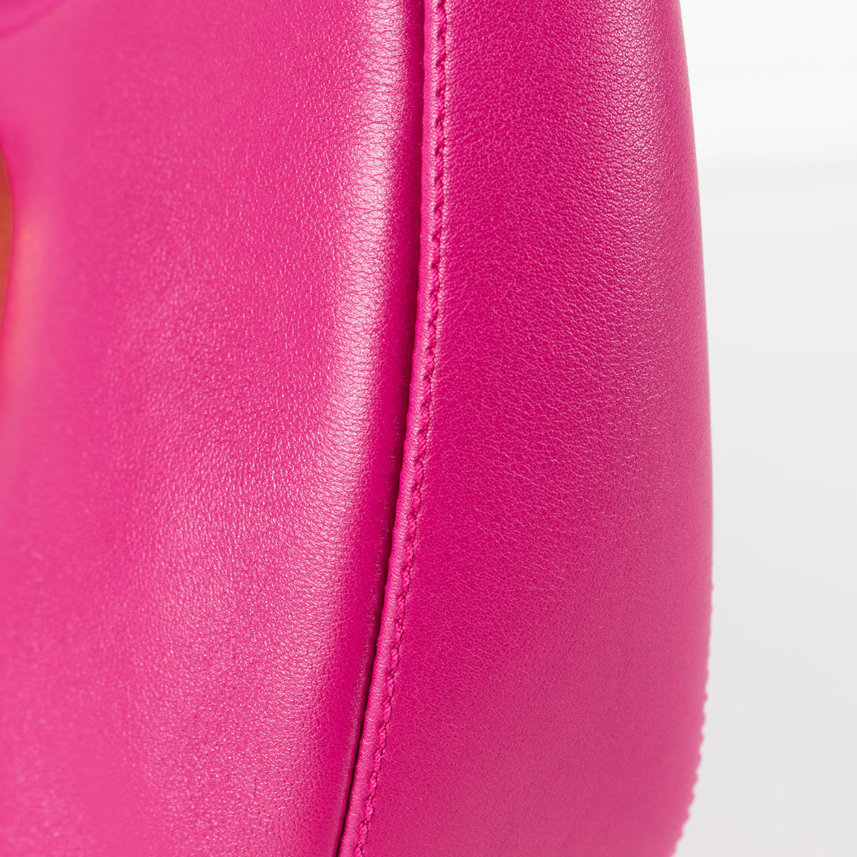 Valentino Garavani Fuchsia Pink Leather Rockstud Hobo Bag
