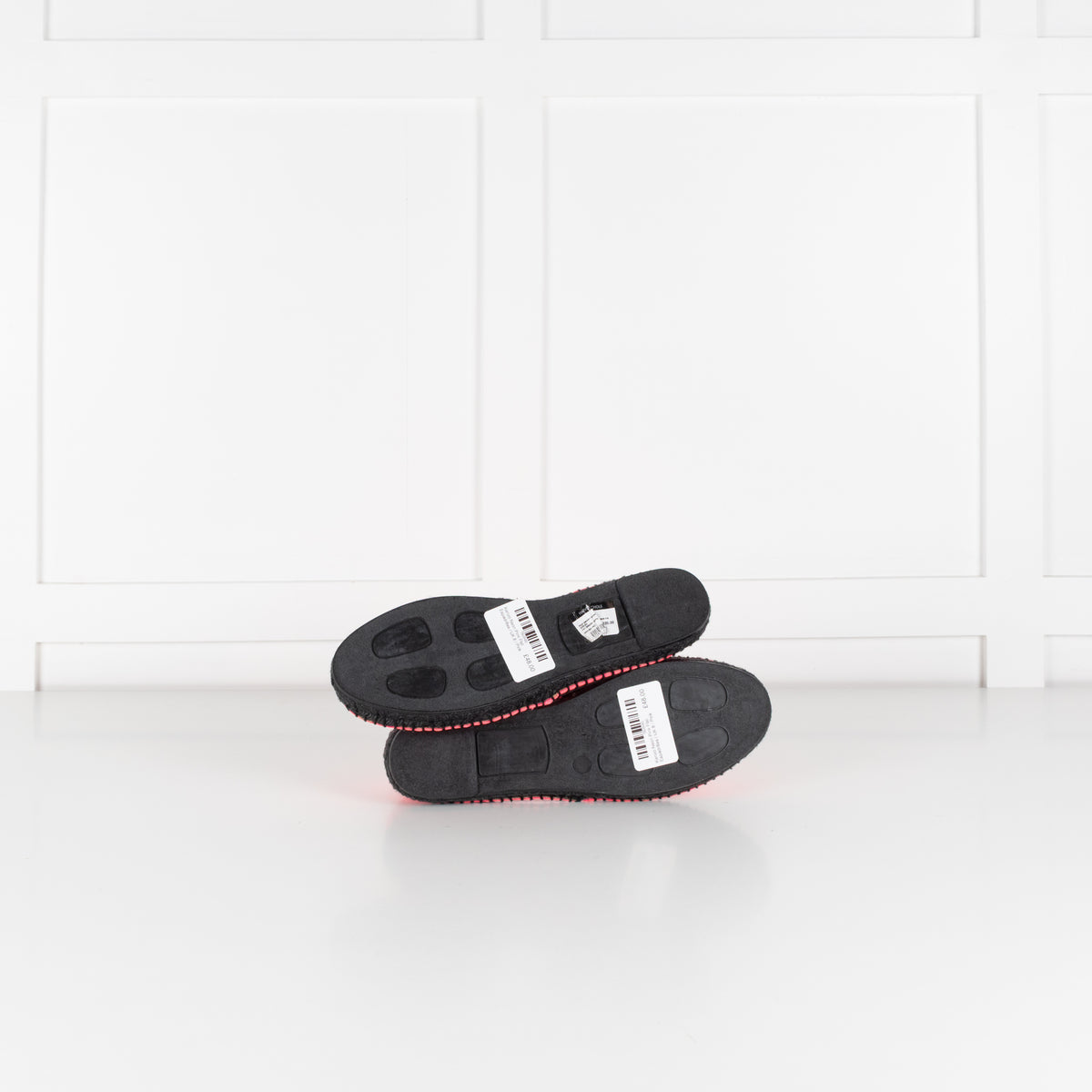 Kenzo Neon Pink Flat Espadrilles