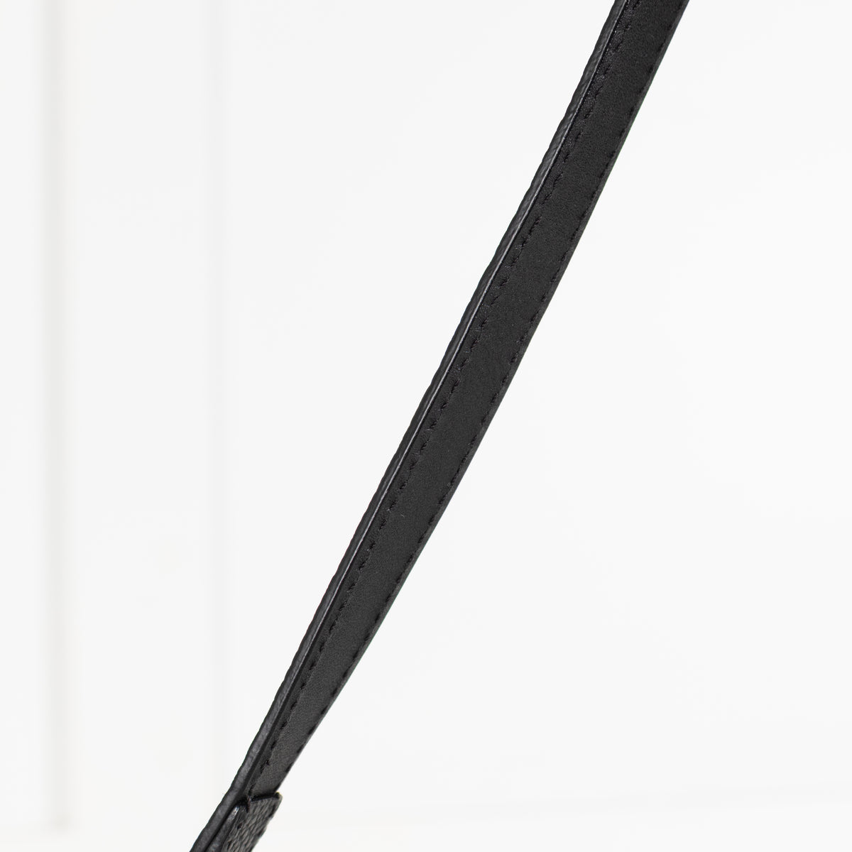 Longchamp Black Leather Shoulder Bag