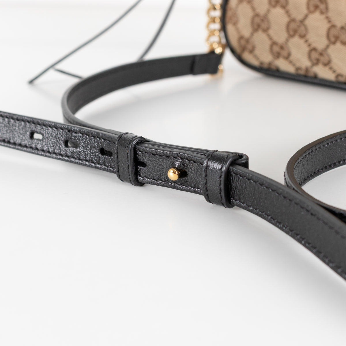 Gucci GG Marmont Matelasse Canvas And Leather Crossbody