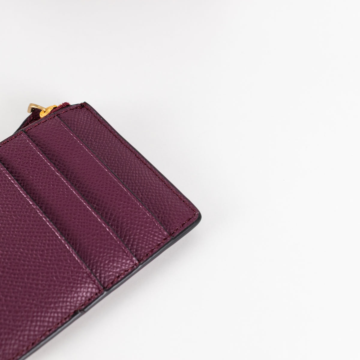 Lulu Guinness Burgundy Textured Crossbody Bag with Matching Card Pouch