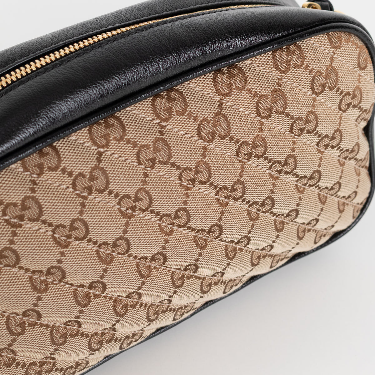 Gucci GG Marmont Matelasse Canvas And Leather Crossbody