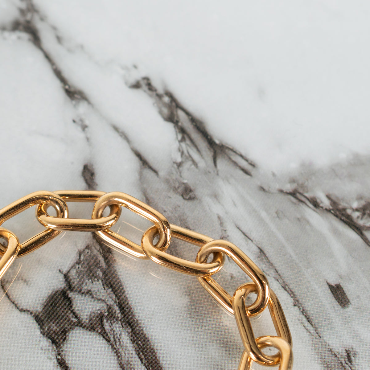 Nina Ricci Gold Tone Chain Link Bracelet