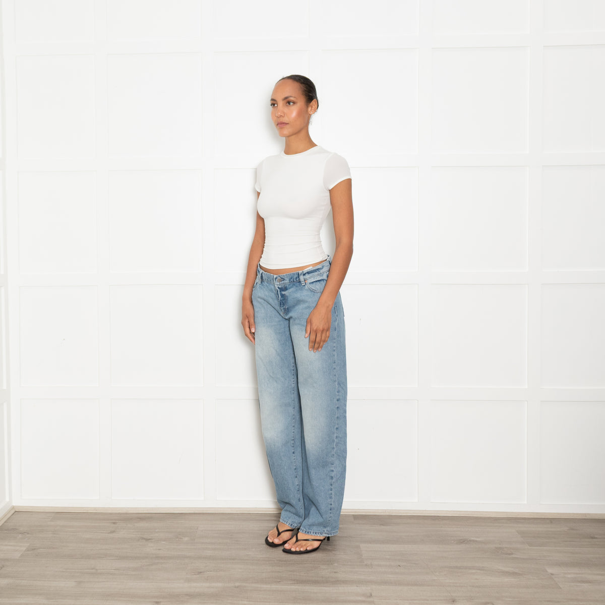DL1961 Ilia Barrel Blue Jeans